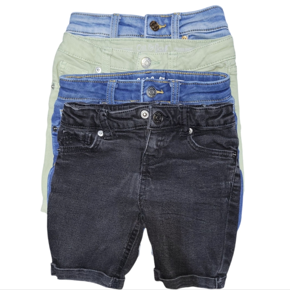 Bundle Of 4, XS Cat & Jack Shorts